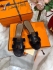 Hermes Oasis Sandal slippers box leather h455343